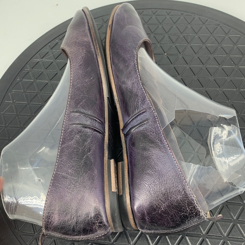 Bed Stu Women's Purple Leather Flats - Picture 6 of 10